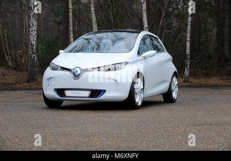 2011 elektrische Concept Car Renault Zoe, die in die Produktion mit wenigen Änderungen ging Stockfoto