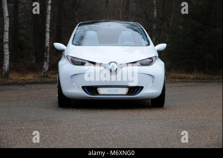 2011 elektrische Concept Car Renault Zoe, die in die Produktion mit wenigen Änderungen ging Stockfoto