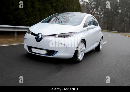 2011 elektrische Concept Car Renault Zoe, die in die Produktion mit wenigen Änderungen ging Stockfoto