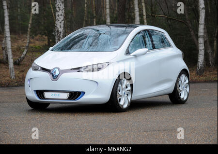 2011 elektrische Concept Car Renault Zoe, die in die Produktion mit wenigen Änderungen ging Stockfoto