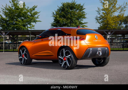 2011 Renault Captur Concept Car, Französisch SUV-Coupé Projekt Stockfoto