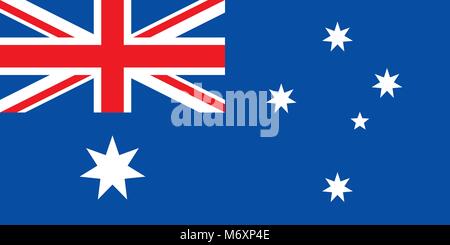 Flagge Australien Stock Vektor