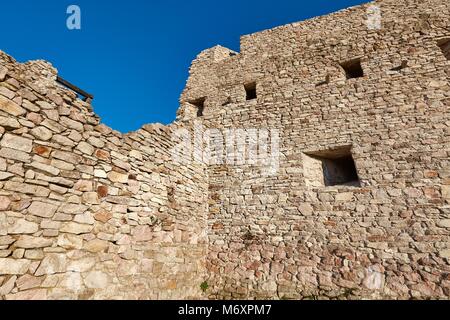 Alten Schlossmauer Stockfoto