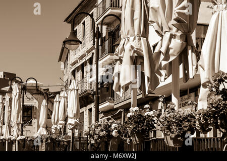 Port de Soller B&W Stockfoto