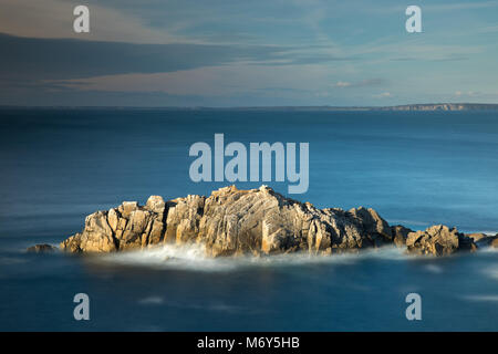 Pointe de Brezellec, Cap Sizun, Finisterre, Bretagne, Frankreich Stockfoto