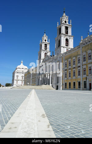 Nationalpalast von Mafra, Mafra, Portugal Stockfoto