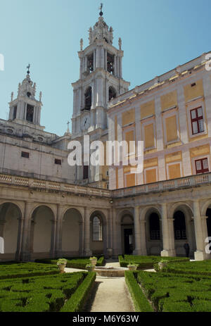 Nationalpalast von Mafra, Mafra, Portugal Stockfoto