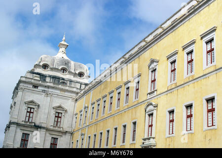 Nationalpalast von Mafra, Mafra, Portugal Stockfoto