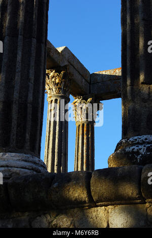 Römische Tempel, Evora, Portugal Stockfoto