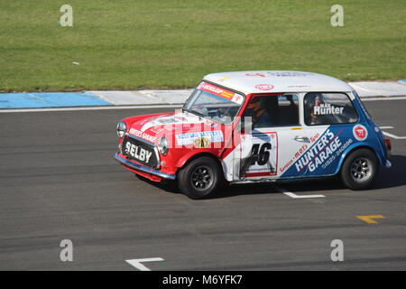 Mini 7 Racing in Donington Park Circuit Juli 2015 Stockfoto