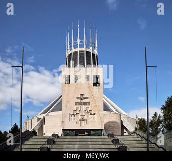 England, Merseyside, Liverpool City, Metropolitan Kathedrale von Christus dem König, in Liverpool. Stockfoto
