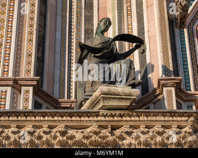 Orvieto (Terni, Umbrien, Italien): Fassade des historischen Kathedrale, oder Dom. Detail Stockfoto