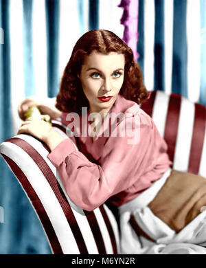 VIVIEN LEIGH (1913-1967) Englische Bühnen- und Filmschauspielerin über 1939 Stockfoto