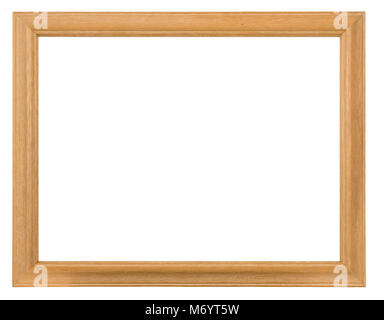Leeren Bilderrahmen, Holz Stockfoto