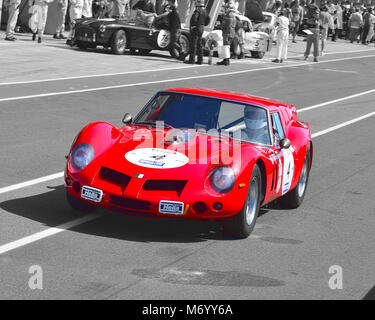 Martin Halusa, Lukas Halusa, Alex Ames, Nicola von Doenhoff genommen, Ferrari 250 GT Breadvan, Le Mans Classic 2016, 2016, Rundstrecke, Classic, Classic ca Stockfoto