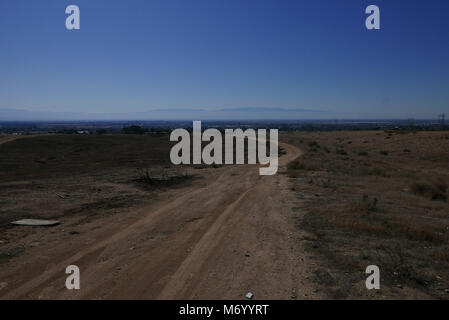 Ranch Land in der Nähe von Bakerfield, Kalifornien. Foto von Dennis Brack Stockfoto