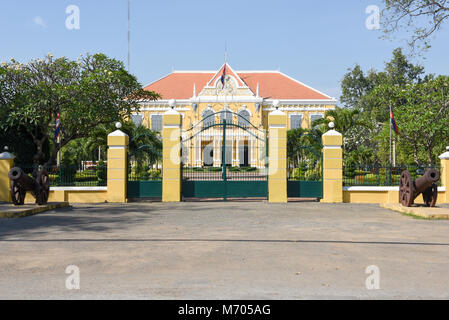 Französisch kolonialen Governor's Mansion in Battambang zu Kambodscha Stockfoto