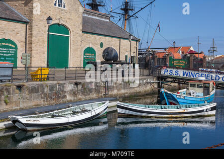 Hartlepools Maritime Experience Museum, Hartlepool, Großbritannien Stockfoto