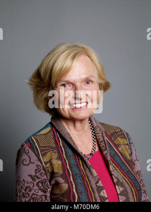 Ann MacMillan die Oldie literarische Mittagessen 06.03.18. Stockfoto