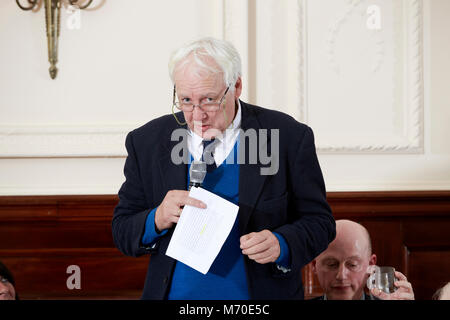 Nicholas Shakespeare die Oldie literarische Mittagessen 06.03.18. Stockfoto