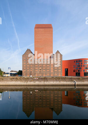 Staatliche Archiv des Landes Nordrhein-Westfalen (NRW) in Duisburg, Deutschland Stockfoto