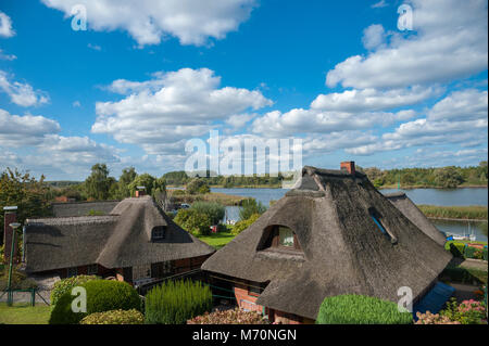 Fischerdorf gothmund an der Trave, Gothmund, Ostsee, Schleswig-Holstein, Deutschland, Europa Stockfoto
