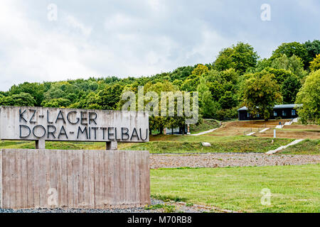 Konzentrationsslager Mittelbau-Dora Nordhausen Stockfoto