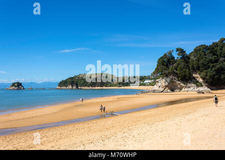 Kaiteriteri Beach, Kaiteriteri, Tasman, Neuseeland Stockfoto