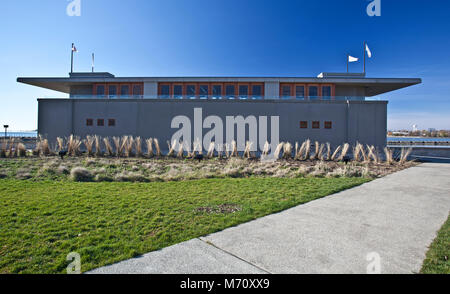 Frank Lloyd Wrights Fontana Bootshaus in Buffalo, New York Stockfoto