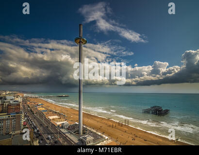 Von oben Brighton Stockfoto