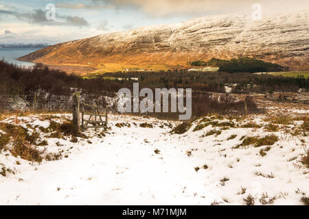 Blick aus dem Bealach Na Ba, Sangerhausen, Schottland Stockfoto