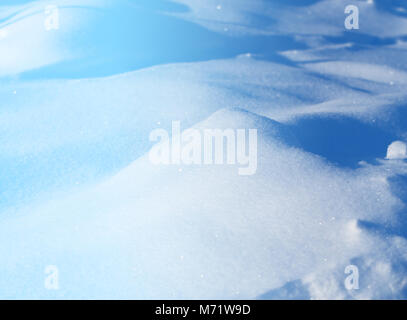 Schönen weißen Schnee fotografiert in der Nähe Stockfoto