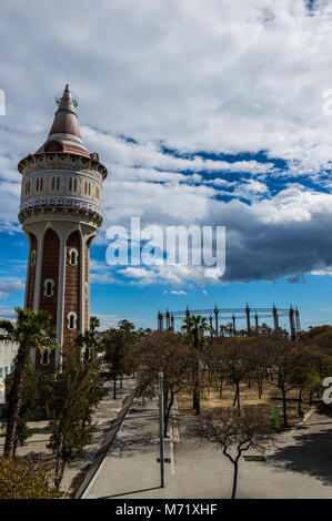 Torre de les Jardins, Barceloneta Stockfoto