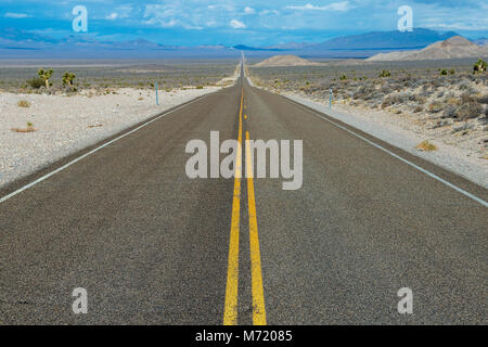 Die extraterrestrische Landstraße, Autobahn, Rte. 375, Nevada Stockfoto