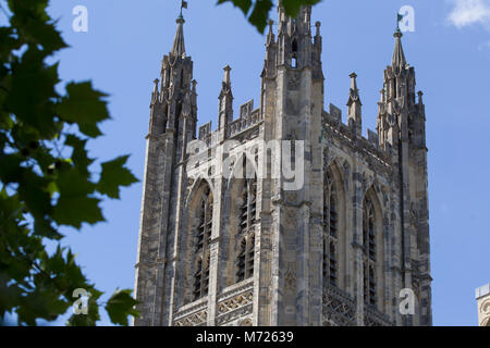 Bell Harry Turm an der Kathedrale von Canterbury Stockfoto