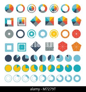 Satz von infografik Diagramm Elemente für Design Stock Vektor