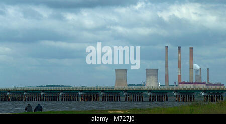 Kohle elektrische Generation Station Patuxent River in Maryland auf Stockfoto