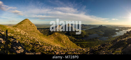 Cul Mor, Stac Pollaidh und Coigach Stockfoto