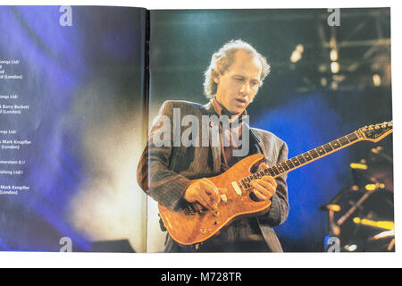 Original-CD Das Beste von Dire Straits Stockfoto