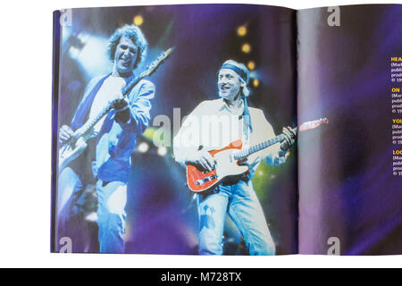 Original-CD Das Beste von Dire Straits Stockfoto