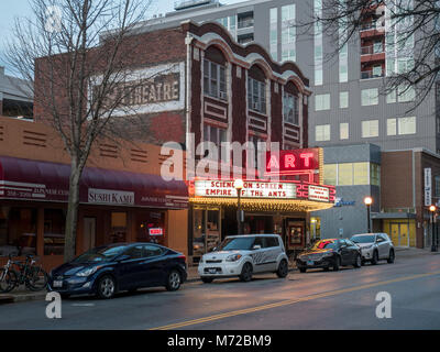 Historische Kunst Theater. Champaign, Illinois. Stockfoto