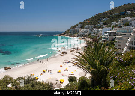 Clifton 3 Strand in Kapstadt. Stockfoto