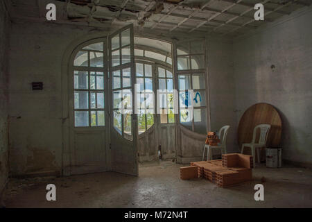 In einem verlassenen Sanatorium - Portugal Stockfoto