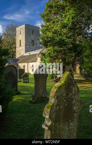 St Andrew's Church, Bolam, Northumberland, England Stockfoto