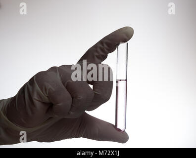 Wissenschaftler Experimentieren im Labor. Stockfoto