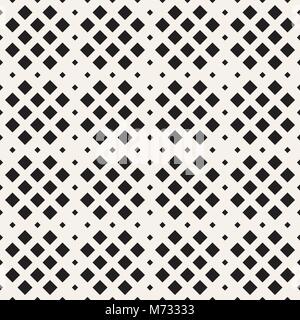 Stilvolle halftone Textur. Endlose abstrakt Hintergrund mit zufälligen Größe formen. Vektor nahtlose Muster. Stock Vektor
