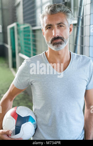 Futsal Mann portrait Stockfoto