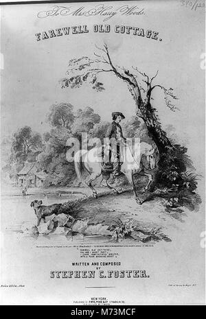 Abschied vom alten Cottage (an Frau Harry Woods) LCCN 2001701367 Stockfoto