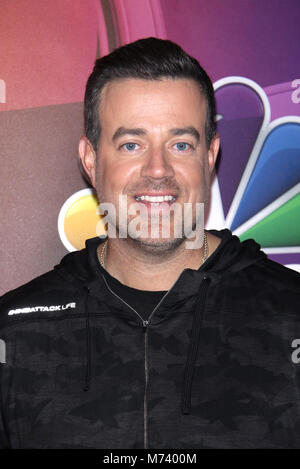 New York, NY, USA. 8 Mär, 2018. Carson Daly am 2018 NBC NY Hochsaisons drücken Sie Quark im Four Seasons Hotel in New York City am 8. März 2018. Credit: Diego Corredor/Medien Punch/Alamy leben Nachrichten Stockfoto