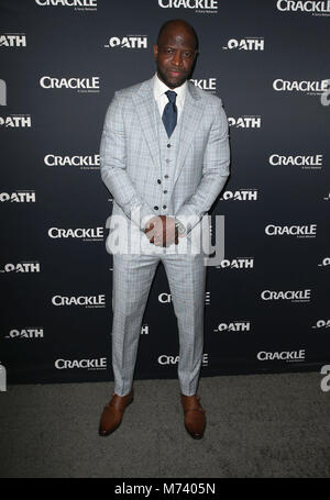 Culver City, CA, USA. 7 Mär, 2018. 07. März 2018 - Culver City, Kalifornien - Kwame Patterson. ' ' Der Eid'' TV-Serie Los Angeles Premiere statt bei Sony Pictures Studios. Photo Credit: F. Sadou/AdMedia Credit: F. Sadou/AdMedia/ZUMA Draht/Alamy leben Nachrichten Stockfoto